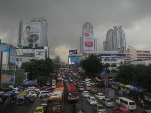 Central World to SuperRich Money Exchange, Bangkok, Thailand