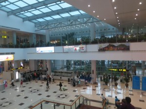 Modern Airport with Visa on Arrival Counter in Yangon, Myanmar