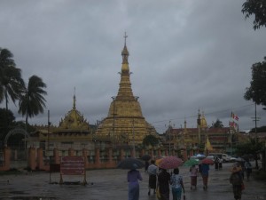 Botataung Paya by the Yangon River, Myanmar