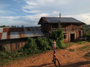 Children playing in Pankam Village, Myanmar