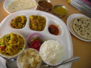 Vegetable Thali from Ahmedabad, Gujarat, India