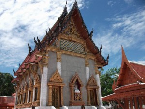 Main Temple of Wat Intharawihan in Bangkok, Thailand