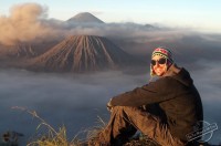 Dennis Kopp during Sunrise at Gunung Bromo on Java, Indonesia