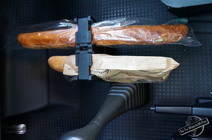 Carrying Baguette in the Machine Gun Holders while driving through France