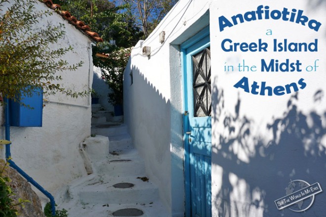 Anafiotika a Greeg Island in the Midst of Athens