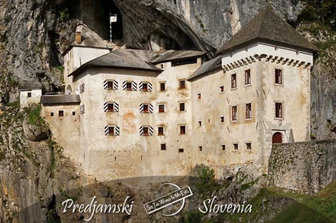 Predjamski Grad, the Predjama Cave Castle in Slovenia